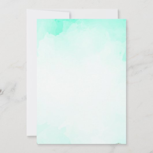 Persplezier, Surfing Birthday Party Kaart (Achterkant)