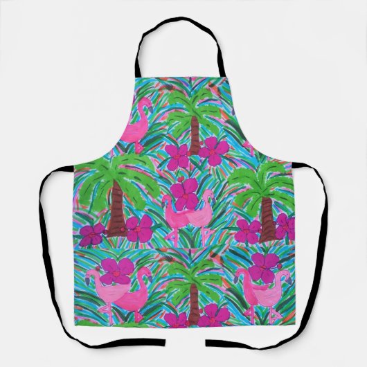 Persplichten en palmen schort (Voorkant)