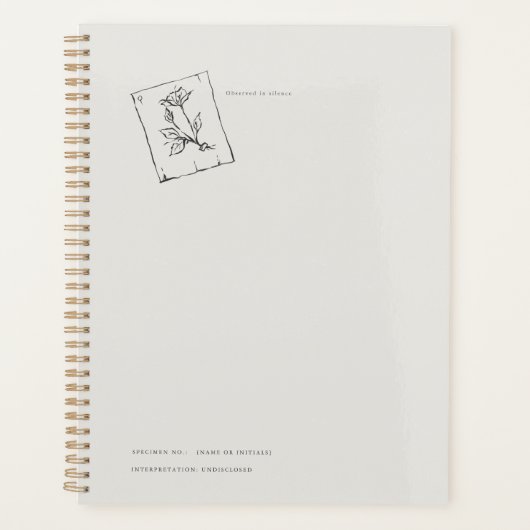 Persroos- Regency Correspondentie Planner (Voorkant)