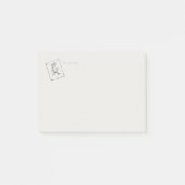 Persroos - Regency Correspondentie Post-it® Notes (Voorkant)