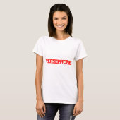 persstempel t-shirt (Voorkant volledig)