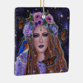 Perstelefoongodin van Renee L Lavoie Keramisch Ornament (Rechts)