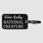 Persuasie Jane Austen - Rationele creatie ik Bagagelabel (Voorkant (horizontaal))