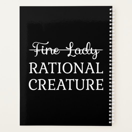 Persuasie Jane Austen - Rationele creatie ik Planner (Achterkant)