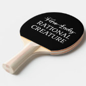 Persuasie Jane Austen - Rationele creatie ik Tafeltennisbatje (Voorkant Gekanteld)