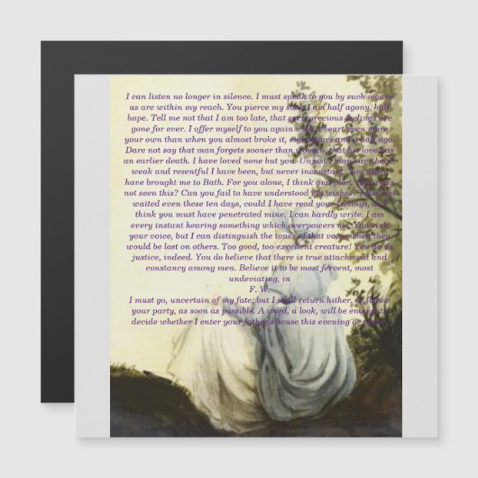 Persuasion letter Jigsaw Puzzle (Voorkant / Achterkant)