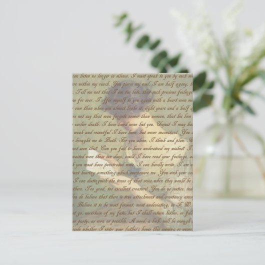 Persudasieletter Briefkaart (Staand voorkant)