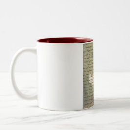 Persudasieletter Tweekleurige Koffiemok