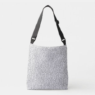 Persudasietekst Crossbody Tas