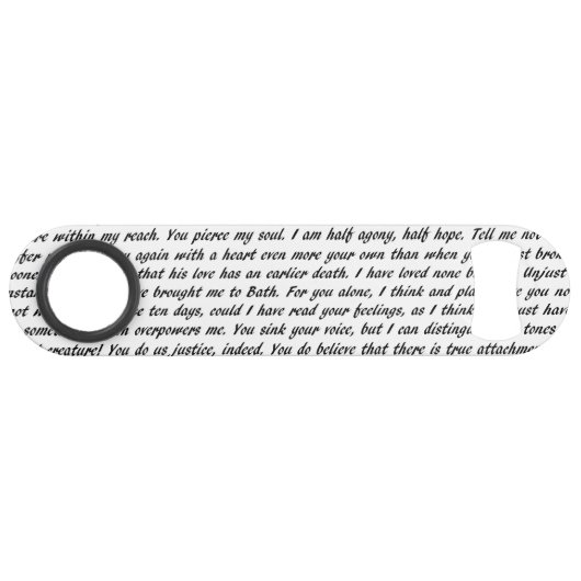 Persudasietekst dubbelzijdig speed flessenopener (Voorkant (Horizontaal))