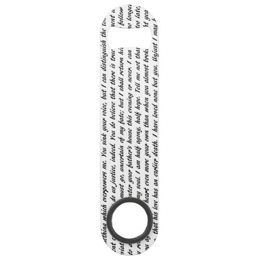 Persudasietekst dubbelzijdig speed flessenopener (Achterkant)