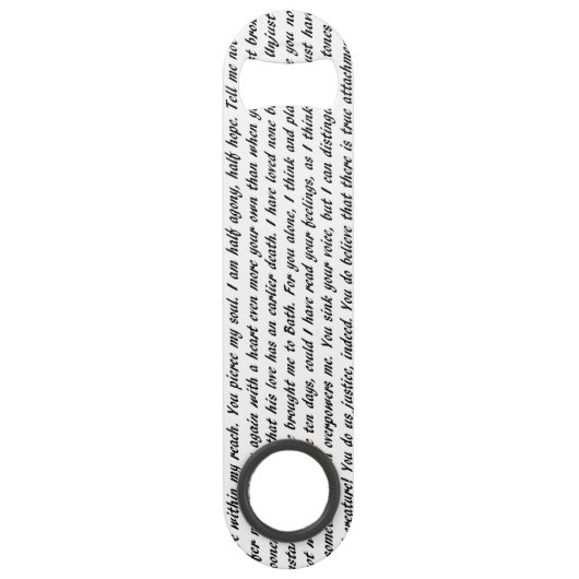 Persudasietekst dubbelzijdig speed flessenopener (Voorkant)