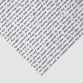 Persudasietekst Tissuepapier (Detail)