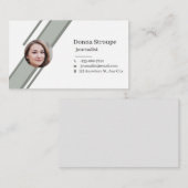 Persverslag en krant visitekaartje (Voorkant / Achterkant)