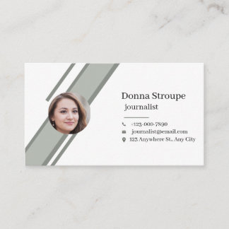 Persverslag en krant visitekaartje