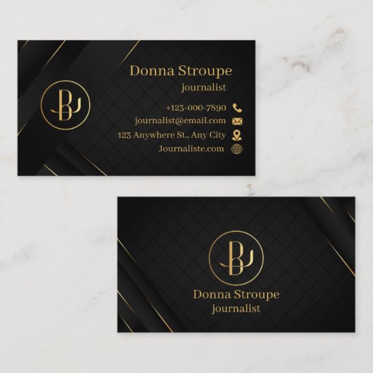 Persverslag en Visitekaartje kranten (Voorkant / Achterkant)