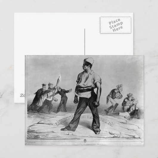 Persvrijheid Briefkaart (Voorkant / Achterkant)