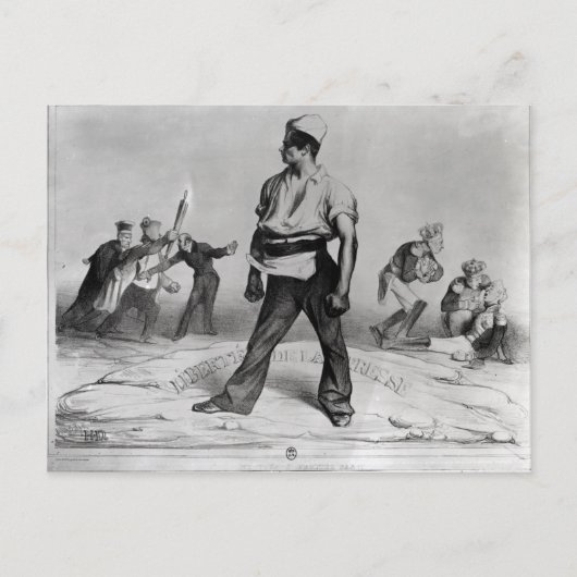 Persvrijheid Briefkaart (Voorkant)