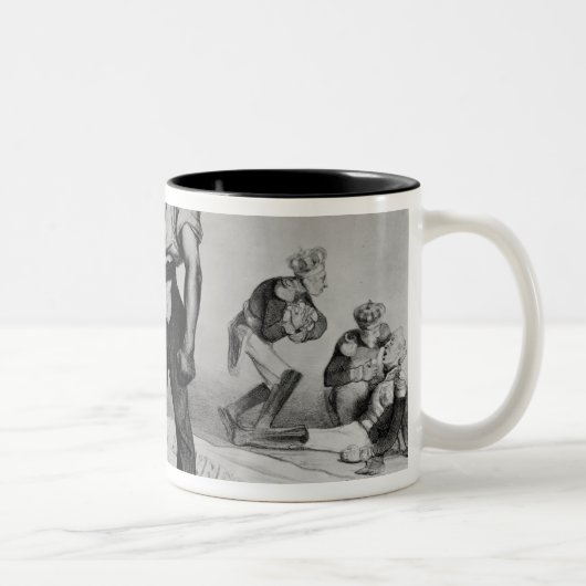 Persvrijheid Tweekleurige Koffiemok (Rechts)