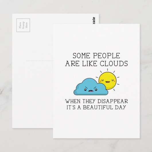 Perswolken Briefkaart (Voorkant / Achterkant)