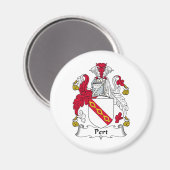 Pert Family Crest Magneet (Voorkant / Achterkant)