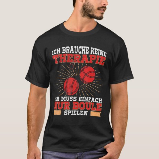 Pertenque Boccia Boule game 1 T-shirt (Voorkant)