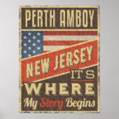 Perth Amboy New Jersey Poster (Voorkant)