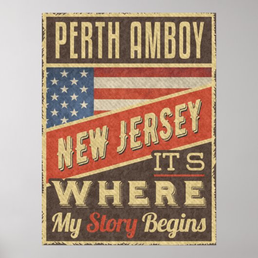Perth Amboy New Jersey Poster (Voorkant)