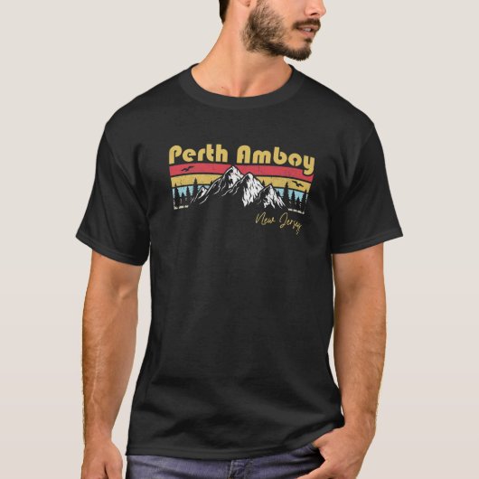 Perth Amboy New Jersey Roots Hometown Home T-shirt (Voorkant)
