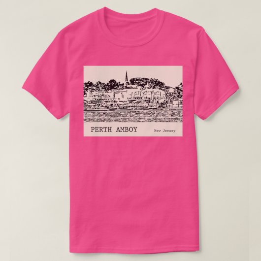 Perth Amboy New Jersey T-shirt (Design voorkant)