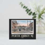Perth Amboy, New Jersey, Vintage Briefkaart (Staand voorkant)