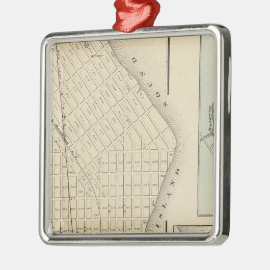 Perth Amboy, NJ Metalen Ornament (Links)