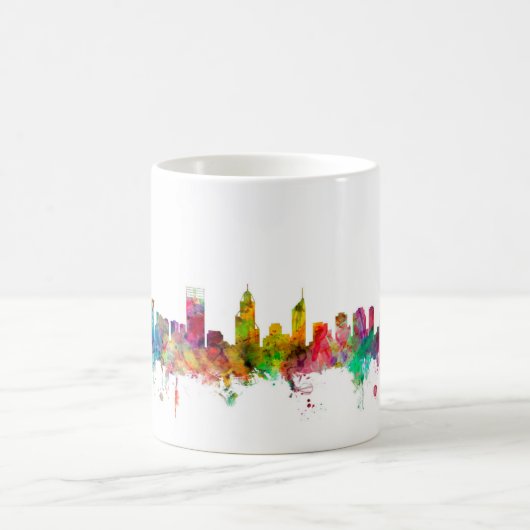 Perth Australia Skyline Koffiemok (Center)