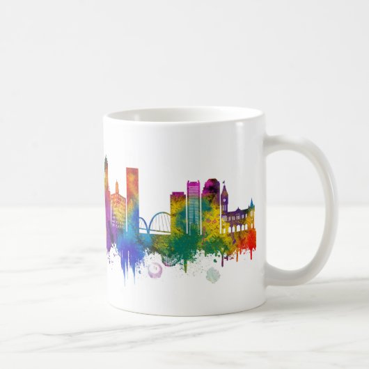 Perth Australië Skyline Koffiemok (Rechts)
