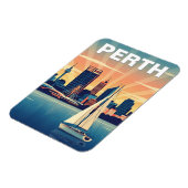 Perth Australië Skyline Reizen Magneet (Linkerzijde)