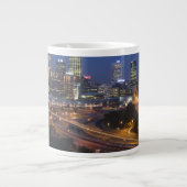 Perth, Australië. Uitzicht op het centrum van Pert Grote Koffiekop (Voorkant)