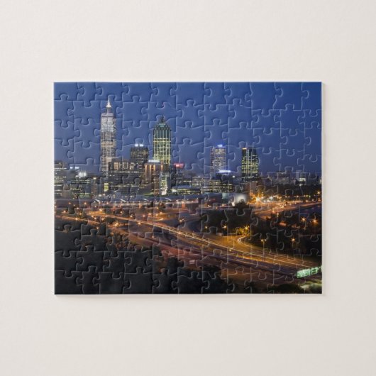 Perth, Australië. Uitzicht op het centrum van Pert Legpuzzel (Horizontaal)