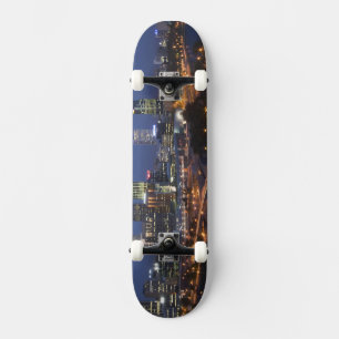 Perth, Australië. Uitzicht op het centrum van Pert Persoonlijk Skateboard