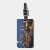 Perth, Australië. Uitzicht van het centrum van Per Bagagelabel (Voorkant verticaal)