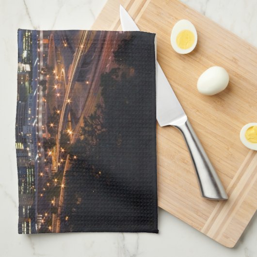 Perth, Australië. Uitzicht van het centrum van Per Theedoek (Quarter Fold)