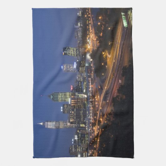 Perth, Australië. Uitzicht van het centrum van Per Theedoek (Verticaal)