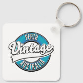 Perth Australië vintage logo Sleutelhanger (Achterkant)