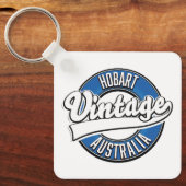 Perth Australië vintage logo Sleutelhanger (Voorkant)
