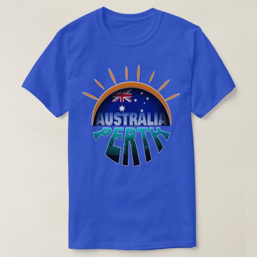 Perth Australië Welkom bij Fabulous Perth T-shirt (Design voorkant)