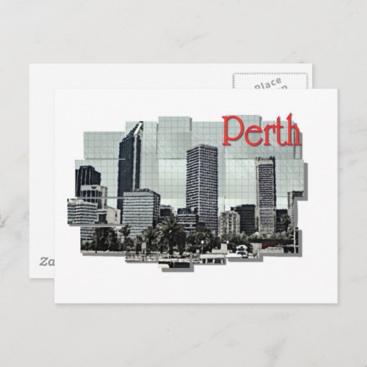 Perth Briefkaart (Voorkant / Achterkant)