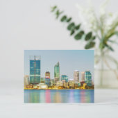 Perth CBD uit Mill Point Perth Western Australië Briefkaart (Staand voorkant)