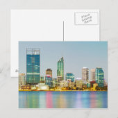 Perth CBD uit Mill Point Perth Western Australië Briefkaart (Voorkant / Achterkant)