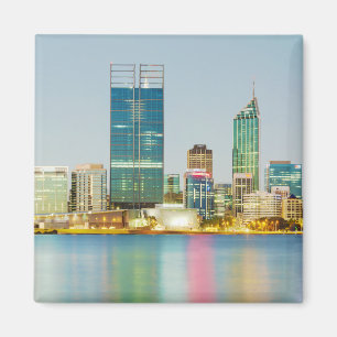 Perth CBD uit Mill Point Perth Western Australië Magneet