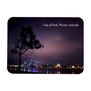 Perth City Lichten uit South Perth Foreshore Magneet