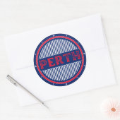 Perth City Pride Embleem – Australische identiteit Ronde Sticker (Envelop)